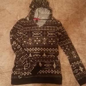 Hot Kiss Aztec Print hoodie